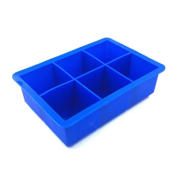 FORMA DE GELO SILICONE 6 CUBOS