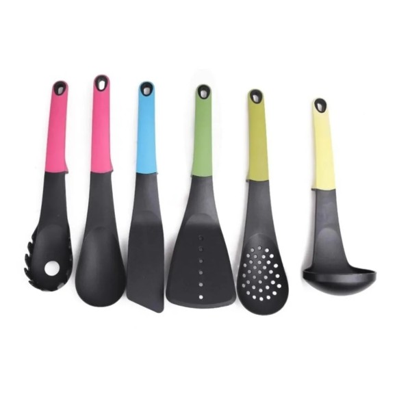 KIT UTENSÍLIO DE NYLON 7PCS