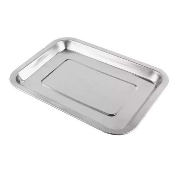 BANDEJA DE INOX 45X35