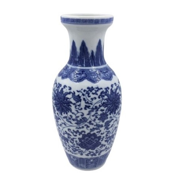 VASO CHINÊS DE PORCELANA 25CM