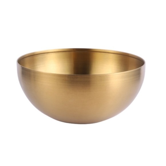 TIGELA DE INOX DOURADO 15CM