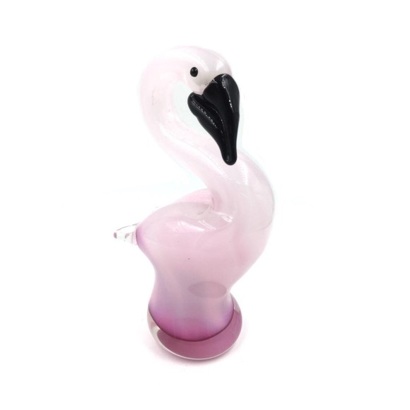 ENFEITE DE VIDRO FLAMINGO